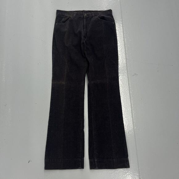Vintage 70s Levi's 517 Flared Navy Corduroys 32x32 - Picture 1 of 6
